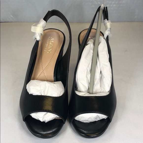 [215] Alfani 5M Leather Open Toe Ankle Strap - Picture 5 of 6